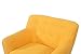Case Andrea Milano Mid Century Modern Tufted Button Living Room Accent Chair (Yellow)