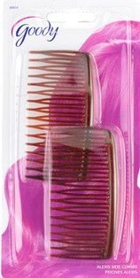 Goody WoMens Classics Mock Tort Comb, Side, 0.51 Inch, 2 Count
