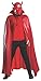 Rubie's Costume Men's Scream Queens Deluxe Devil 3/4 Mask and Cape Set, Red, Standard