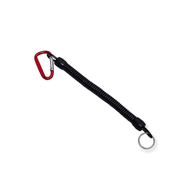 YOGAYET-Fishing-Lanyards-Safety-Rope-Wire-Coiled-Tether-for-Pliers-Grippers-Fish-Tackle-Tools-Pack-of-8