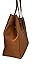 Etienne Aigner Bombe A Leather Tote - Toffee