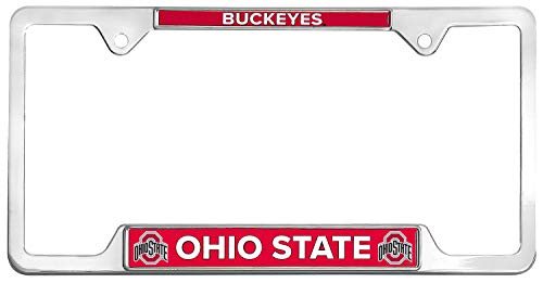 All Metal NCAA Mascot License Plate Frame (Ohio State)