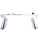 HOMCOM 38 in. Modern Acrylic Coffee Table