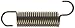Samsung DC61-01215B Tension Spring