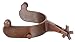 Tough 1 Bull Rider Blue Steeled Rodeo Spurs, Brown