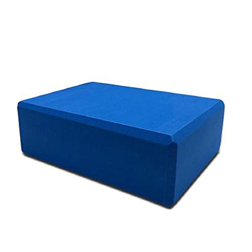 Kiorc Exercise Fitness Yoga Blocks, EVA Foam Brick, Provides Stability and Balance Ideal for Exercise, Pilates, Workout & Gym Blue