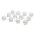 Champion Sports Practice Sponge Lacrosse Balls: Soft Touch for Professional, College & Grade School Indoor Training & Practice - 12 Pack White