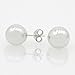 14k White Gold Ball Earrings Children/Adult Size 2, 3, 4, 5, 6, 7, 8 MM