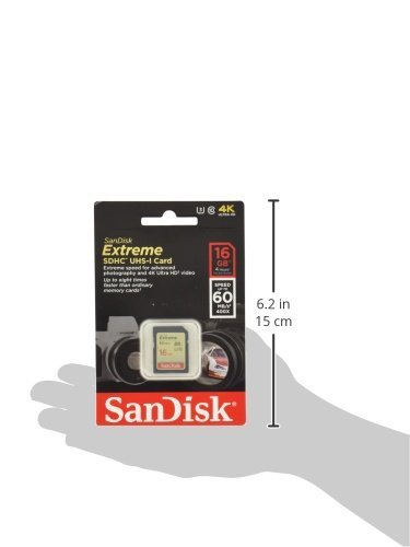 SanDisk Extreme SDHC 16GB bis zu 60 MB/Sek, Class 10, U3 Speicherkarte – Bild 7