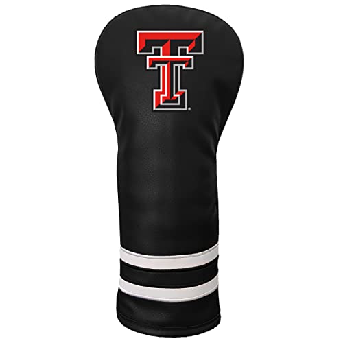 Team Golf NCAA TEXAS TECH Vintage Fairway Headcover (Color) - Printed Team Golf NCAA Vintage Fairway Headcover (Printed), Fits All Fairway, Hybrid and Utility Clubs