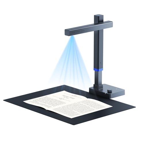 CZUR 13MP A3 Document Scanner for Portable Books, 340-245 dpi, SuperSpeed Scanning, OCR 180+ Language, for Office, School, Library, Compatible with Windows and macOS (Shine Ultra)