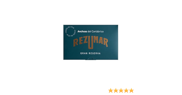 Anchoas REZUMAR en Aceite Oliva. Calidad GOURMET-Gran Reserva. Lata 120gr.
