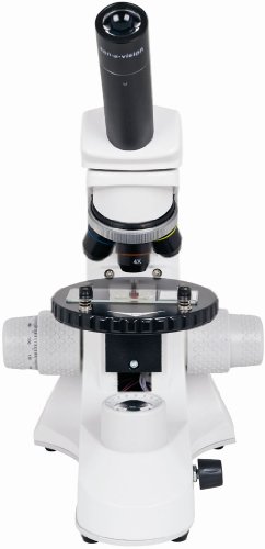 Ken-A-Vision TU-17011C CoreScope 2 Cordless Monocular Compound Microscope, 10× Eyepiece; Floating Stage; 4x, 10x, 40xS Obj. - Thumbnail 3