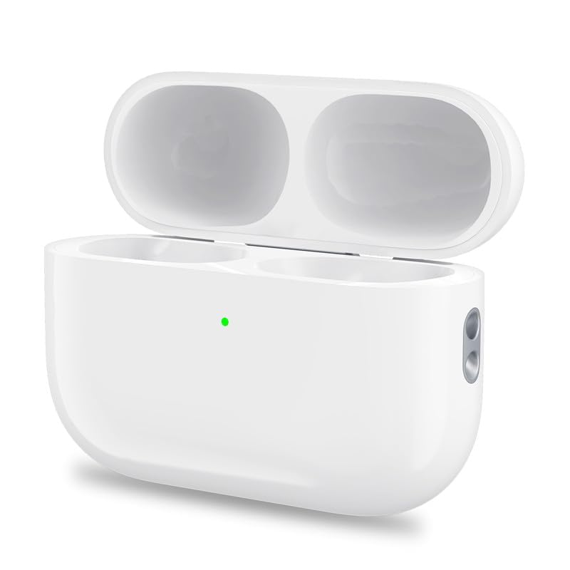 Photo 1 of Huunad Charging Case for AirPods 3rd, AirPods 3rd Wireless Charger Case Replacement with Sync Button and Built-in 600 mAH Battery, White