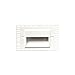 WAC Landscape Lighting, LEDme 120V LED Horizontal Invisible Trim Step and Wall Light 3000K Warm White Built-in LED in White