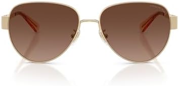 Amazon.com: COACH HC8326 Sunglasses, Caramel Tortoise/Light Gold
