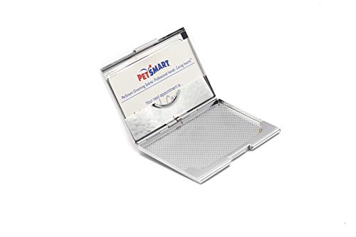 Business Card Case for Ladies - Luxurious Crystal Rhinestone Calling Card Holder for Professional Women - Slim/Fits: 15~20 Cards | Impress Your Prospects & Clientele with Impeccable Class & Demeanor! - Thumbnail 2