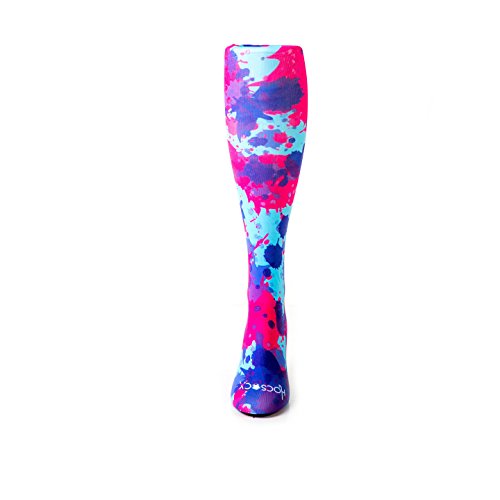 Hocsocx SPLATTER- Performance Shin Guard Socks (Medium)