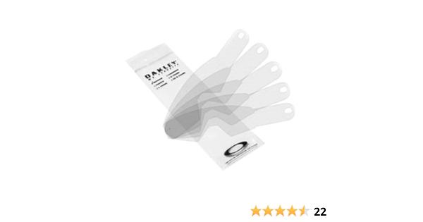 Amazon Com Oakley 01 109 L Frame Tear Off Pack Of 25 Clear One Size Clothing Shoes Jewelry