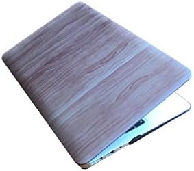 MacBook Air 13 Case, Wooden Pattern Rubber Coated Hard Case Cover for Laptop 13.3 inch Shell A1466/A1369
