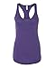 Next Level Apparel Women's Lightweight Racerback Tank, Purple Rush, X-Small
