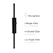 HOCO UPA02 AUX Male to Male Audio Cable With Microphone 6.5ft 3.5mm Jack Gold Plated Cord With Spring Connector 90 degree 