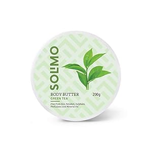 Amazon Brand – Solimo Body Butter – Green Tea – 200 gms