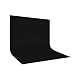 UTEBIT 10x10Ft Black Polyester Backdrop 3x3M Photo Booth Photoshoot Backgrounds Cloth primary