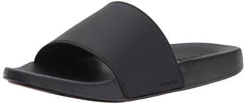 Vince women s westcoast slide sandal,black rubber,9 med…