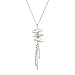 Silpada 'Organic Trio' Baroque Cultured Pearl Tassel Pendant Necklace in Sterling Silver