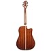 Kona K2LTSB Left-Handed Acoustic Electric Dreadnought Cutaway Guitar in Tobacco Sunburst Finish