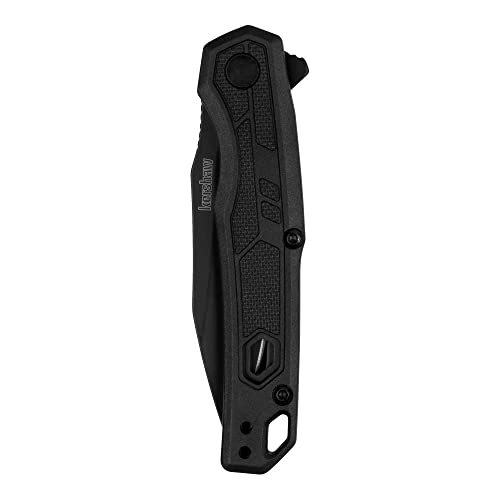 Snake Eye Tactical EDC Folding Pocket Knife - Assisted Opening Karambit Style (Black)