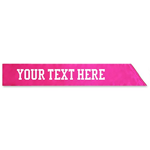 Custom Pageant Sash : Adult Satin Party Sash