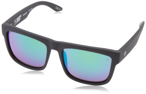 Spy Optic Discord Polarized Flat Sunglasses, Matte Black, 57 mm