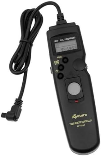 Aputure Remote Shutter Release Timer/Intervalometer - 3C Camera Remote for Prof…