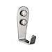 Angle Simple Extra Thick Coat Hook 10 Pcs, SUS304 Stainless Steel Towels Jackets Robes Hooks Garments Hanger Heavy Duty Utensils Holder Outside Garage Hooks Wall Mount, Brushed Steel 10 Pack