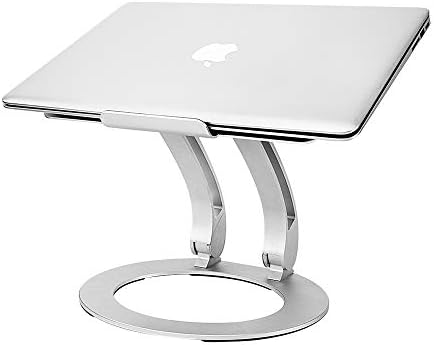 Tchin Laptop Stand, New Laptop Stand Creative Aluminum Alloy Portable Folding Multi-function Base Anti-skid Ergonomics - Silver