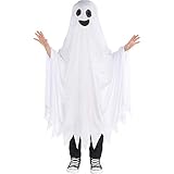 AMSCAN Boo Ghost Halloween Costume for Kids, One Size