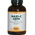 Country Life Maxi-C Caps 1000 Mg (with bioflavonoids, Rutin & Vitamin C , 180 Capsules