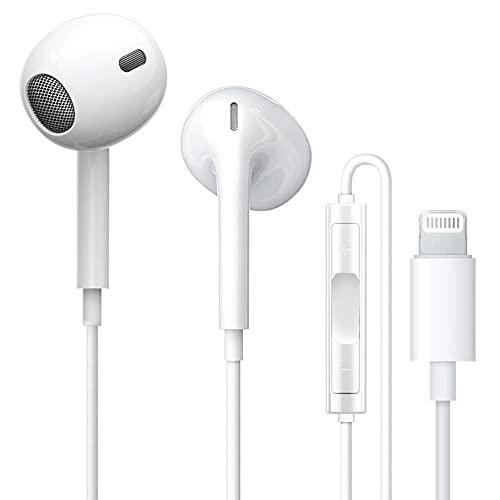 Apple Earbuds Wired iPhone Headphones, Earphones with Lightning