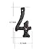 5 Inch House Numbers for Outside - Cast Iron Metal Home Address Number 4 - Heavy Duty & Sturdy Unique Hammered Look