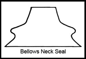Gear Up Guide Bellows Latex Neck Seal, Large/14.25-15.5" Neck