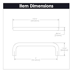 Hickory Hardware 10 Pack Solid Core Kitchen Cabinet