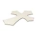 Unfinished Wood Wall Cross - 3-Pack Large Cross, 11.8 x 15.5-Inch Hanging Cross for DIY Craft, Religious Home Decoration