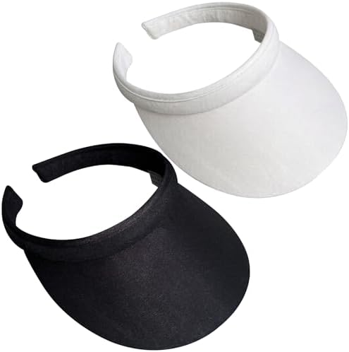 Vintage CoverGirl Easy Breezy Beautiful White Plastic Clip On Sun Visor Hat Visor Original Vintage Hats for Women for sale | eBay main image 4