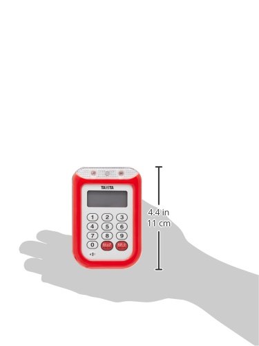 Tanita waterproof loud timer TD-377 Red (japan import)