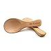 10Pcs Handmade Small Wooden Salt Spoons Mini Sugar Seasoning Condiments Baby Solid Wood Honey Teaspoon Coffee Tea Jam Mustard Ice Cream Milk (True color)
