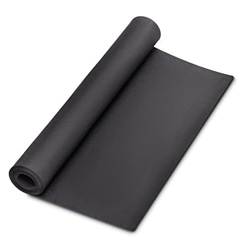 MEARCOOH Black 1mm (1mm to 20mm) EVA Foam Roll, 49''x13.5'' Premium EVA Craft Foam Sheets, Density 86kg/m3 for Halloween Cosplay Costume, Crafts, DIY Projects
