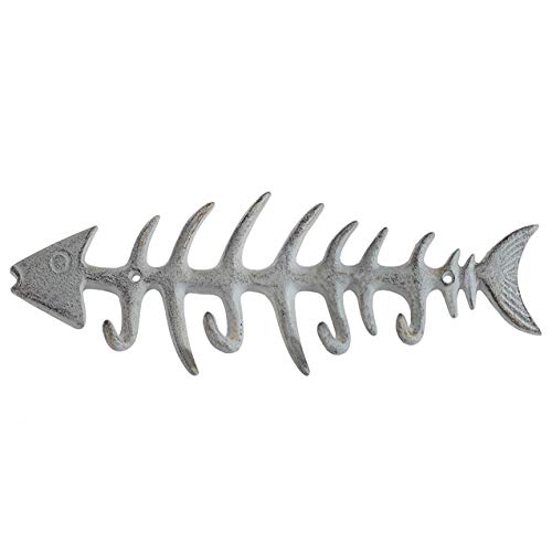 Decorative Fish Bones Wall Mounted Towel Rack by Comfify Stylish Cast