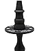 STARBUZZ Discovery American Made Hookah Stem - Stainless Steel and Aluminum - Stem Only - Black